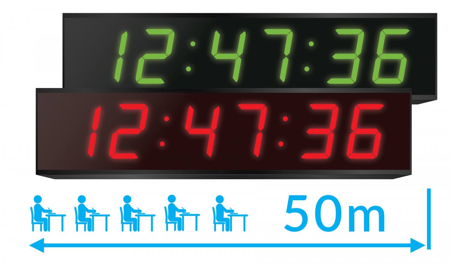 Exam Clocks for Halls